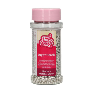 Perola Prata Média Funcakes 80gr